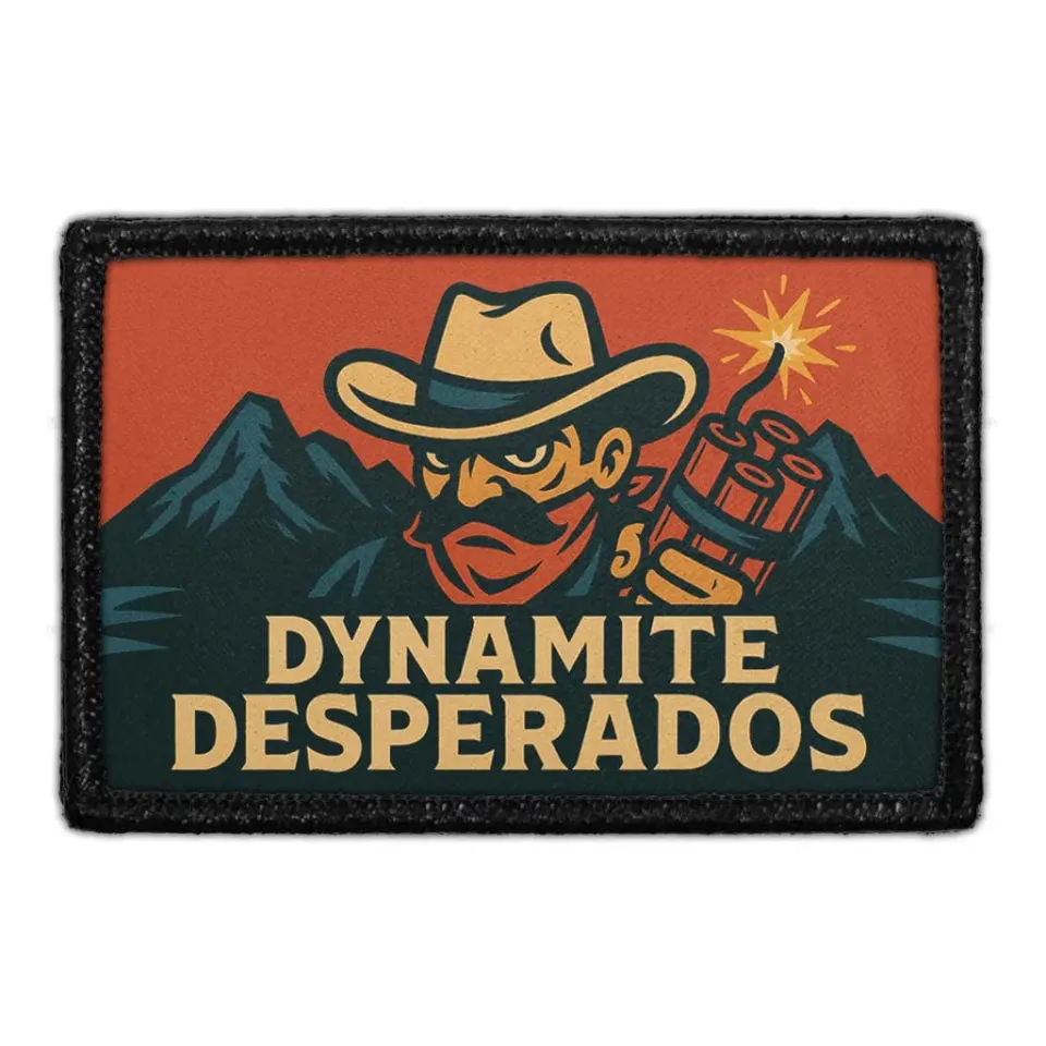 Pull Patch Dynamite Desperados patch med velcro humor