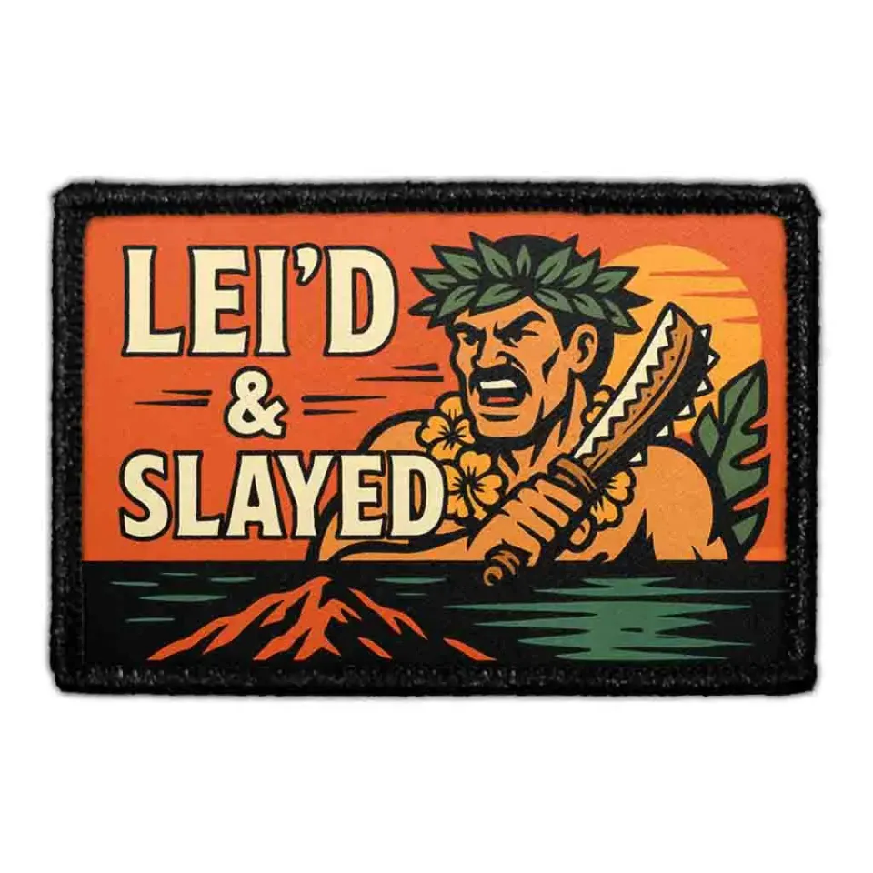 Pull Patch Lei'd & Slayed patch 1 stk velcro