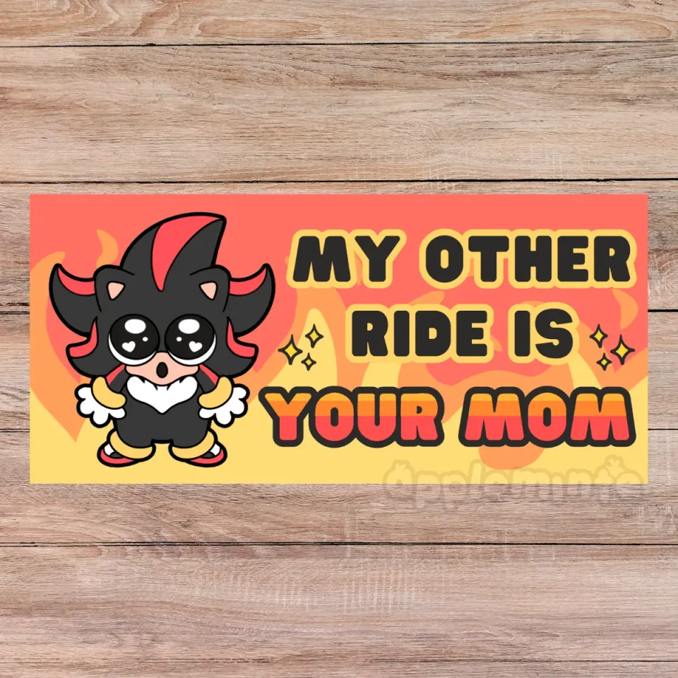 Appleminte Your Mom bilklistermærke 203 mm vinyl