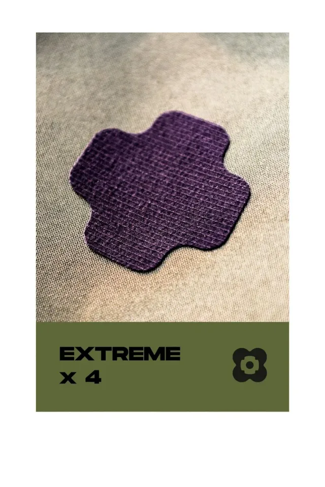 FabPatch Extreme Black lapper 4-pak slidstærk