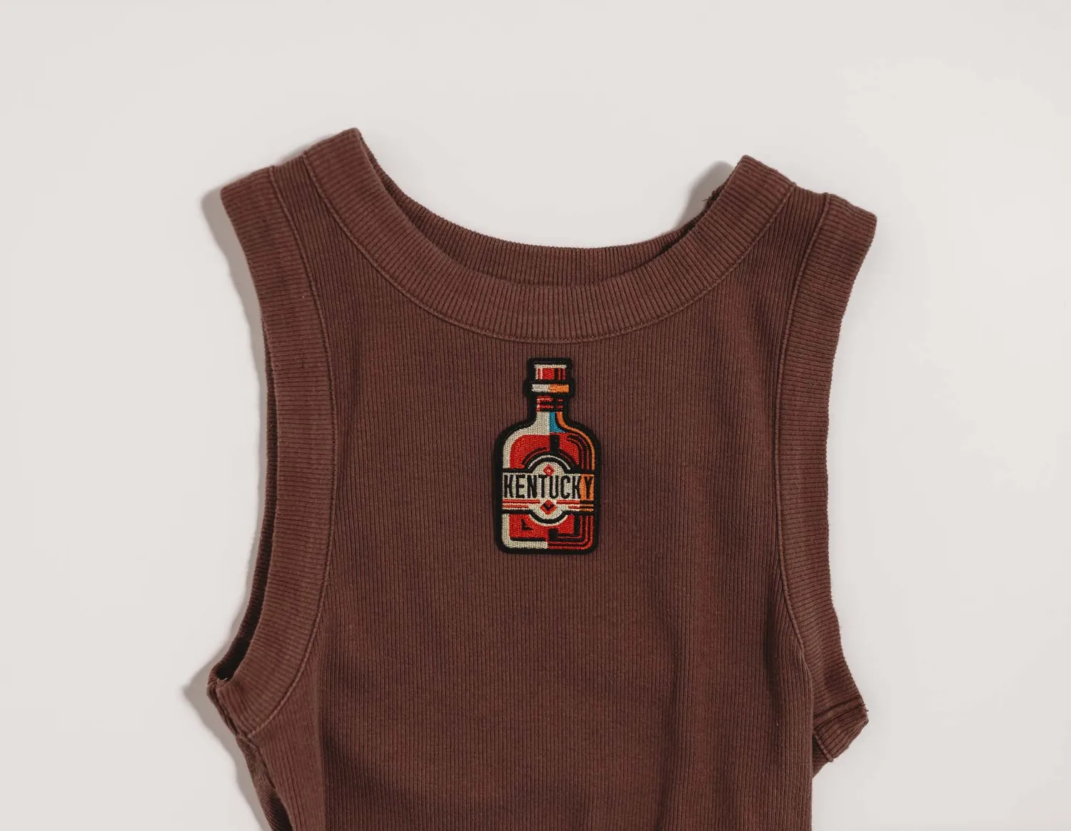 Vagabond Heart Kentucky lap broderet strygemærke 83mm