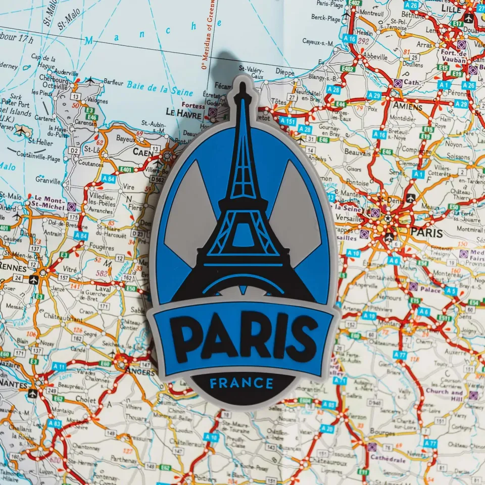 Vagabond Heart Paris køleskabsmagnet PVC Eiffeltårn