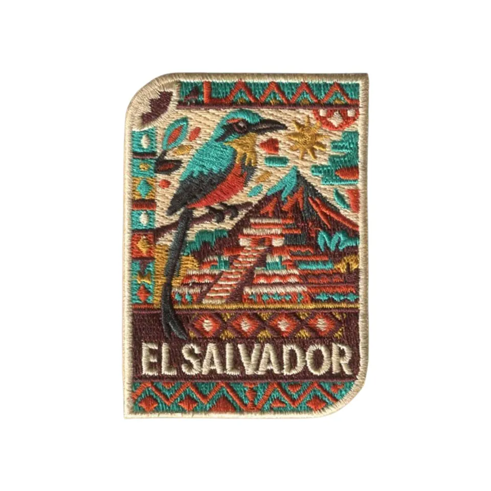 Vagabond Heart El Salvador strygemærke broderet