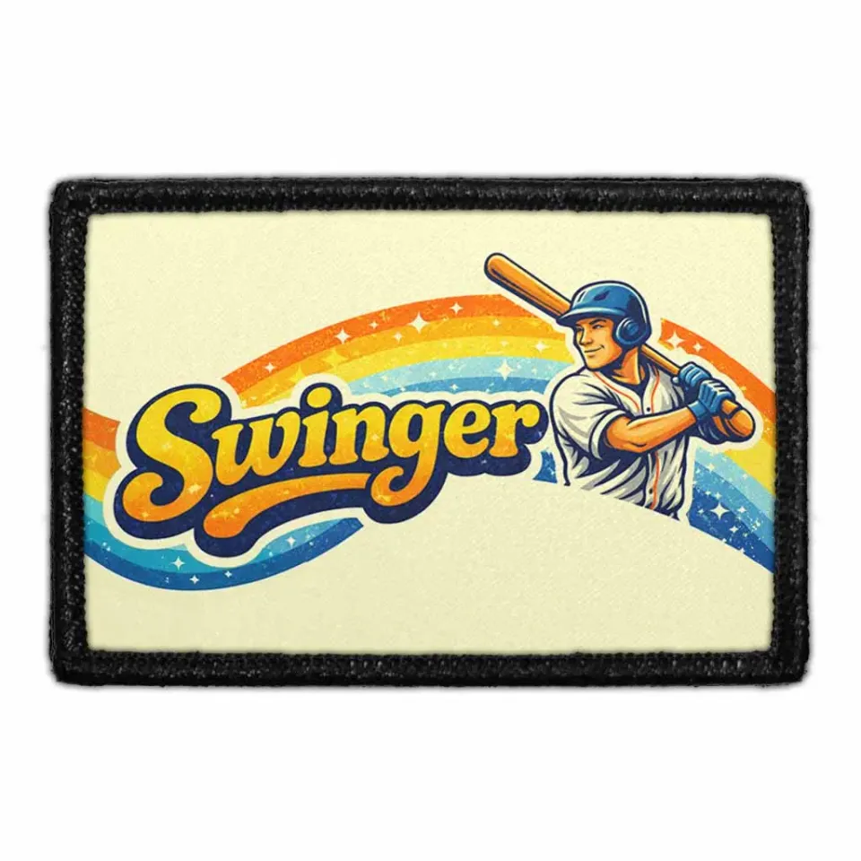 Pull Patch Swinger patch med velcro – baseball