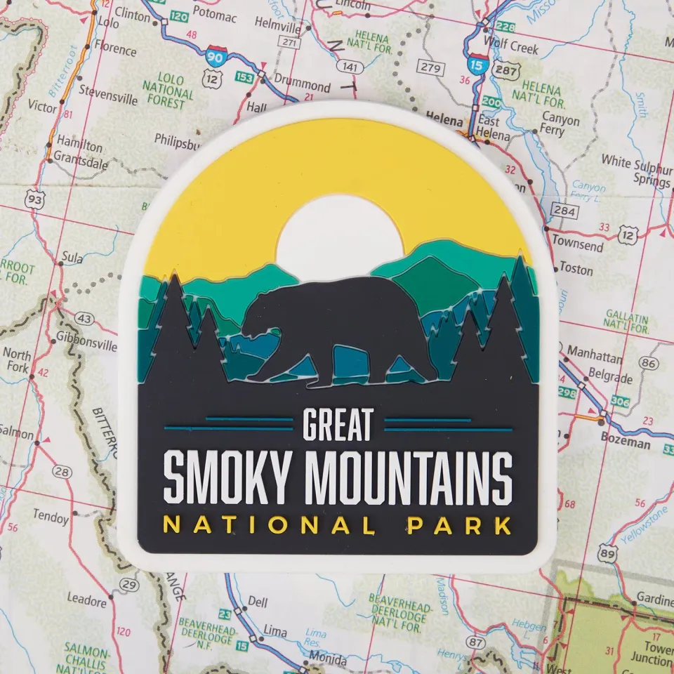Vagabond Heart Smoky Mountains magnet PVC