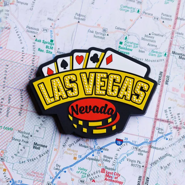 Vagabond Heart Las Vegas magnet køleskabsmagnet 57x76