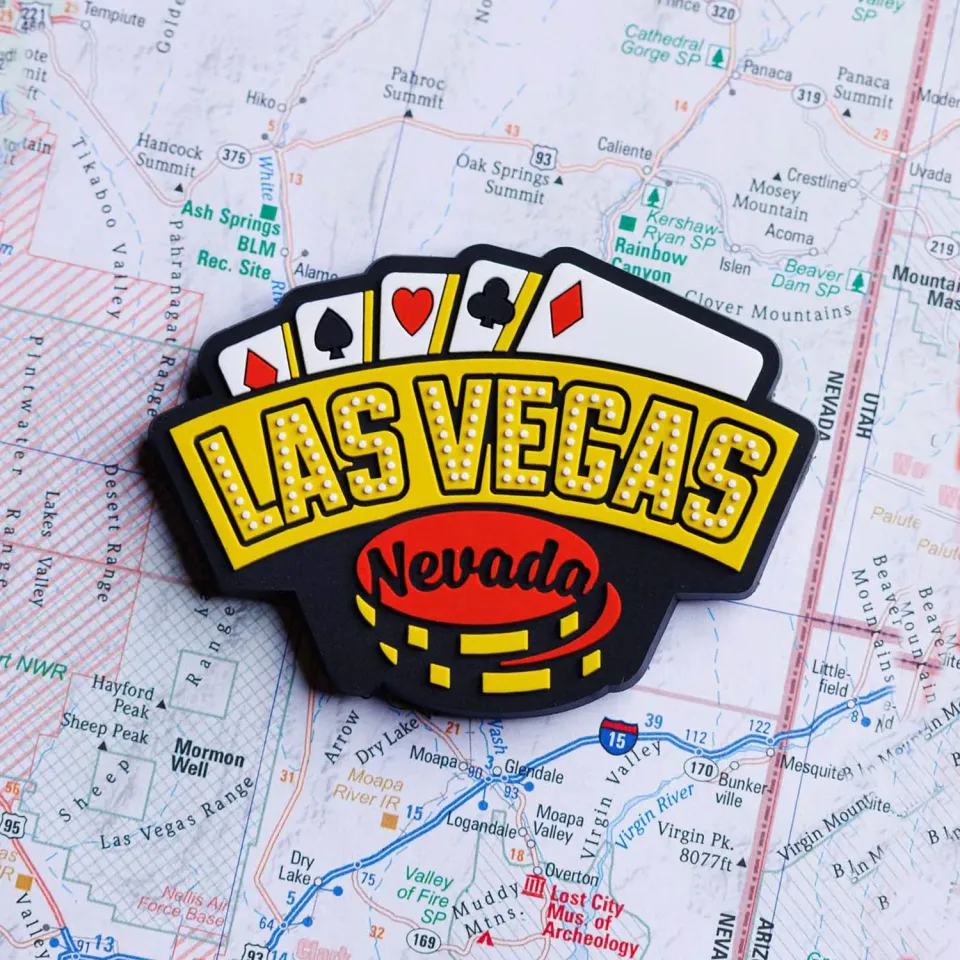 Vagabond Heart Las Vegas magnet køleskabsmagnet 57x76