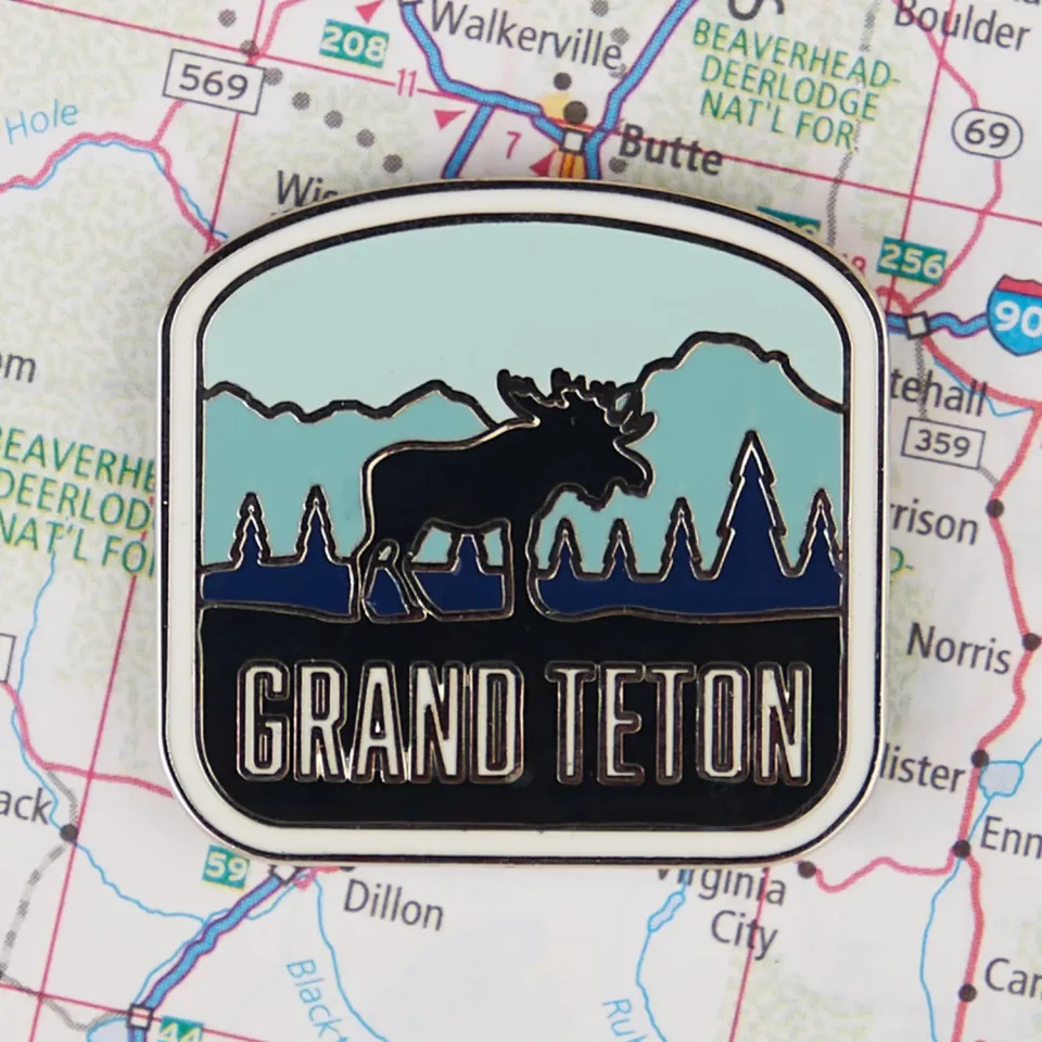 Vagabond Heart Grand Teton emaljepin hård emalje