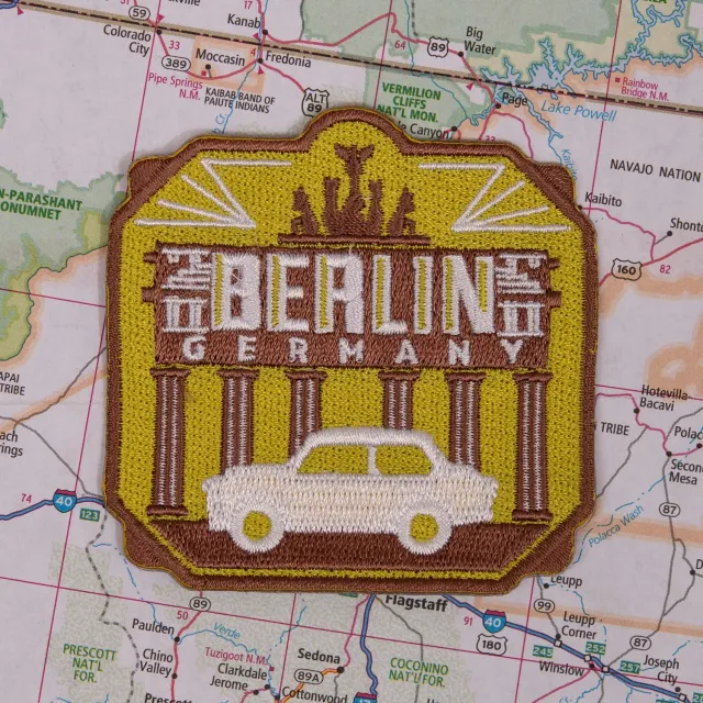 Vagabond Heart Berlin Germany patch stryges på