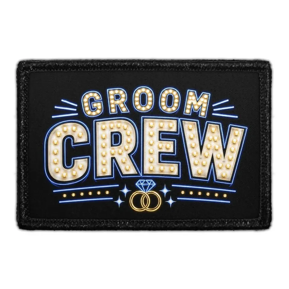 Pull Patch Groom Crew Vegas patch 7,6x5 cm