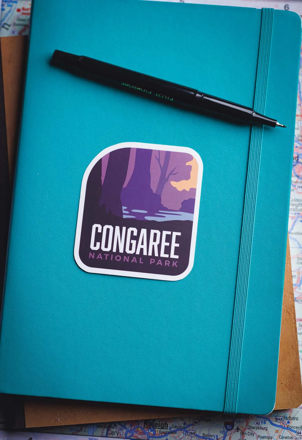 Vagabond Heart Congaree sticker vinyl klistermærke 70 mm vejrbestandig