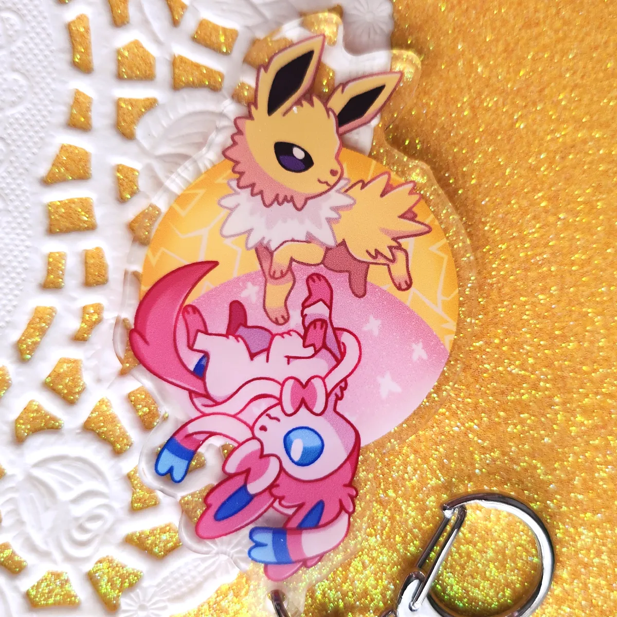 Appleminte Fairy & Electric keychain akryl 76 mm