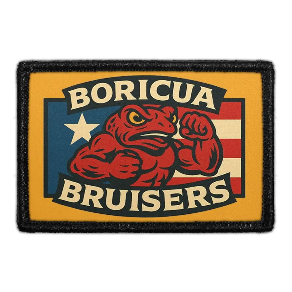 Pull Patch Boricua Bruisers patch Puerto Rico