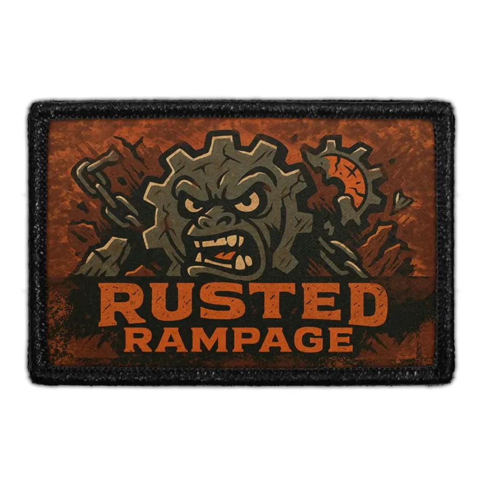 Pull Patch Rusted Rampage patch velcro grafik