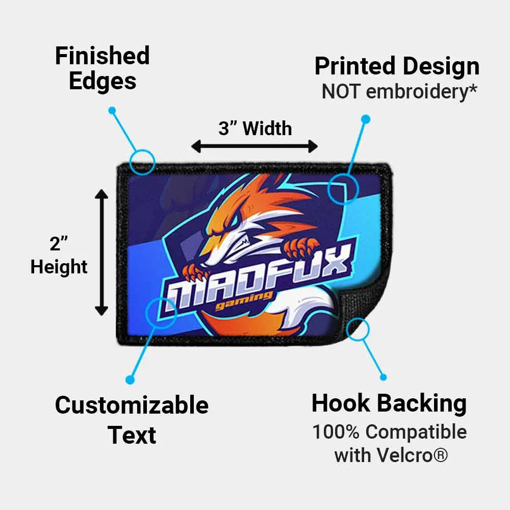 Pull Patch Custom Logo patch eget logo 1 stk