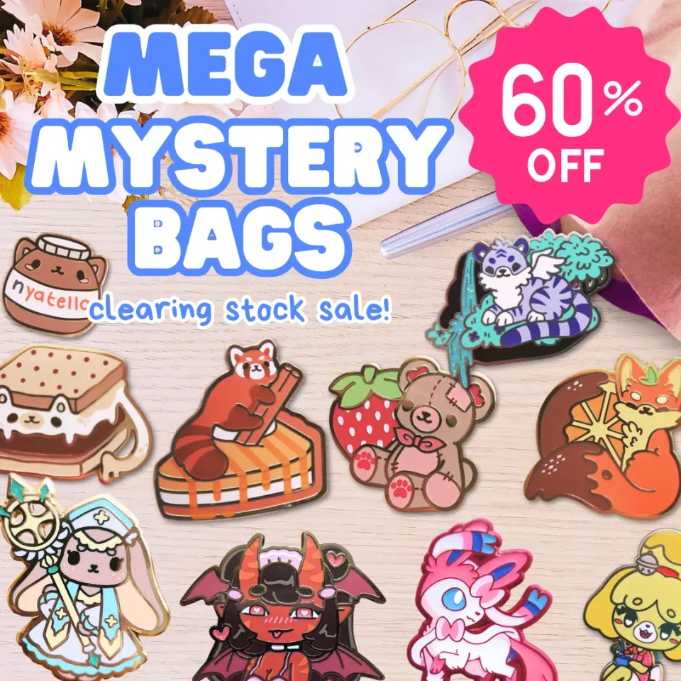 Appleminte Mega Pin mystery bag emaljepins 5 stk standard
