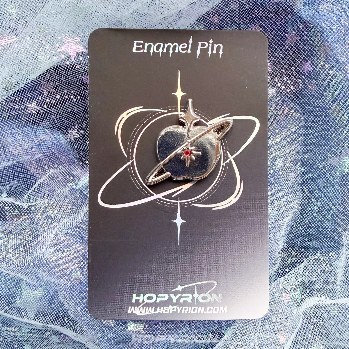 Hopyrion Gravity Apple emaljepin 2 cm nikkel
