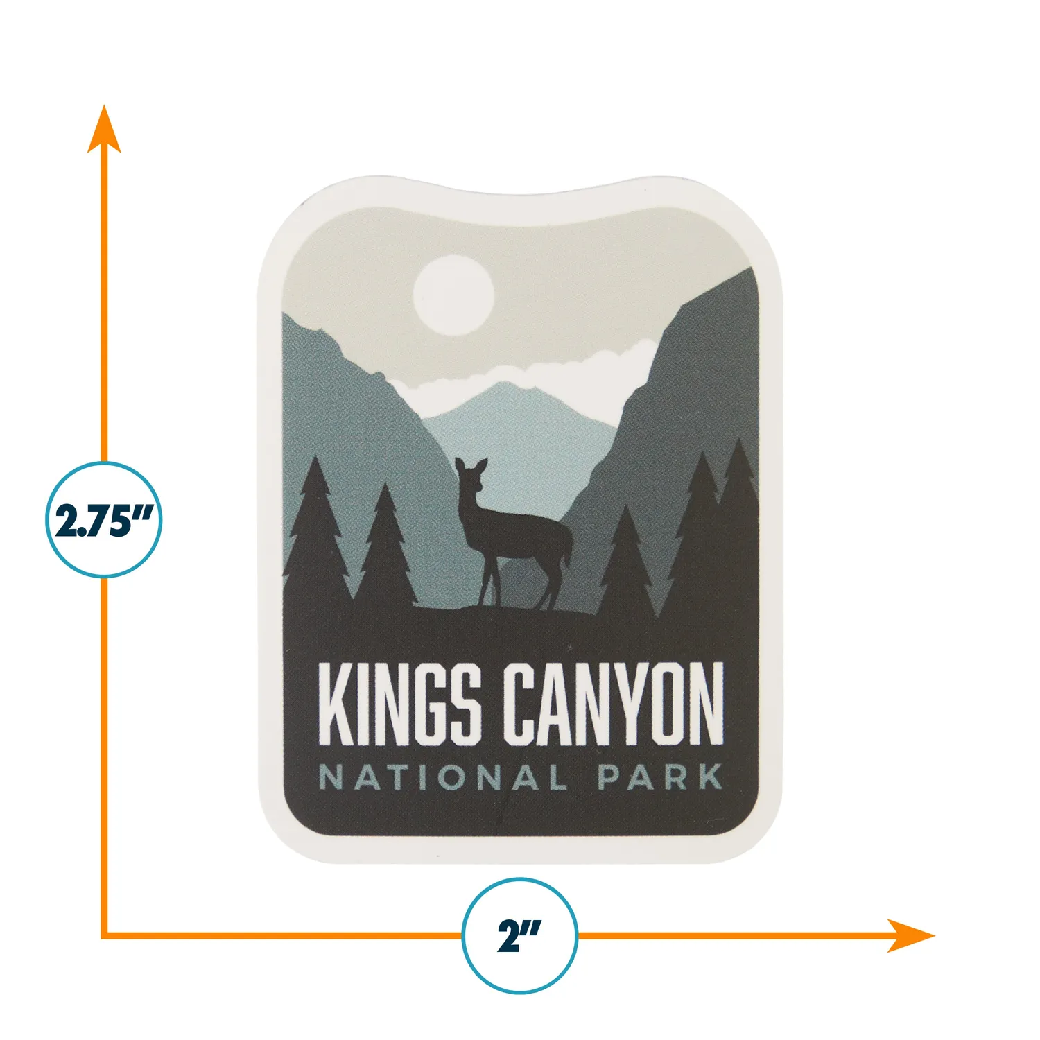 Vagabond Heart Kings Canyon klistermærke sequoia