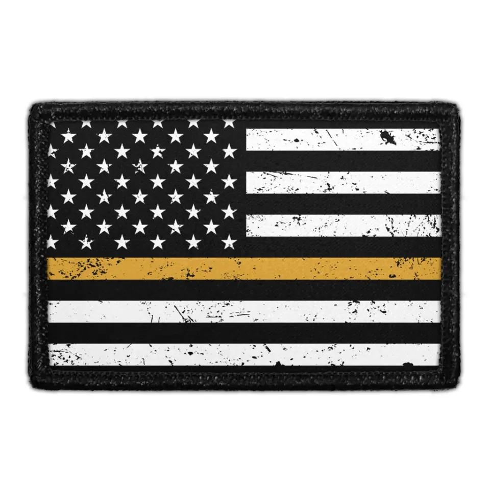 Pull Patch Dispatch Flag patch velcro distressed