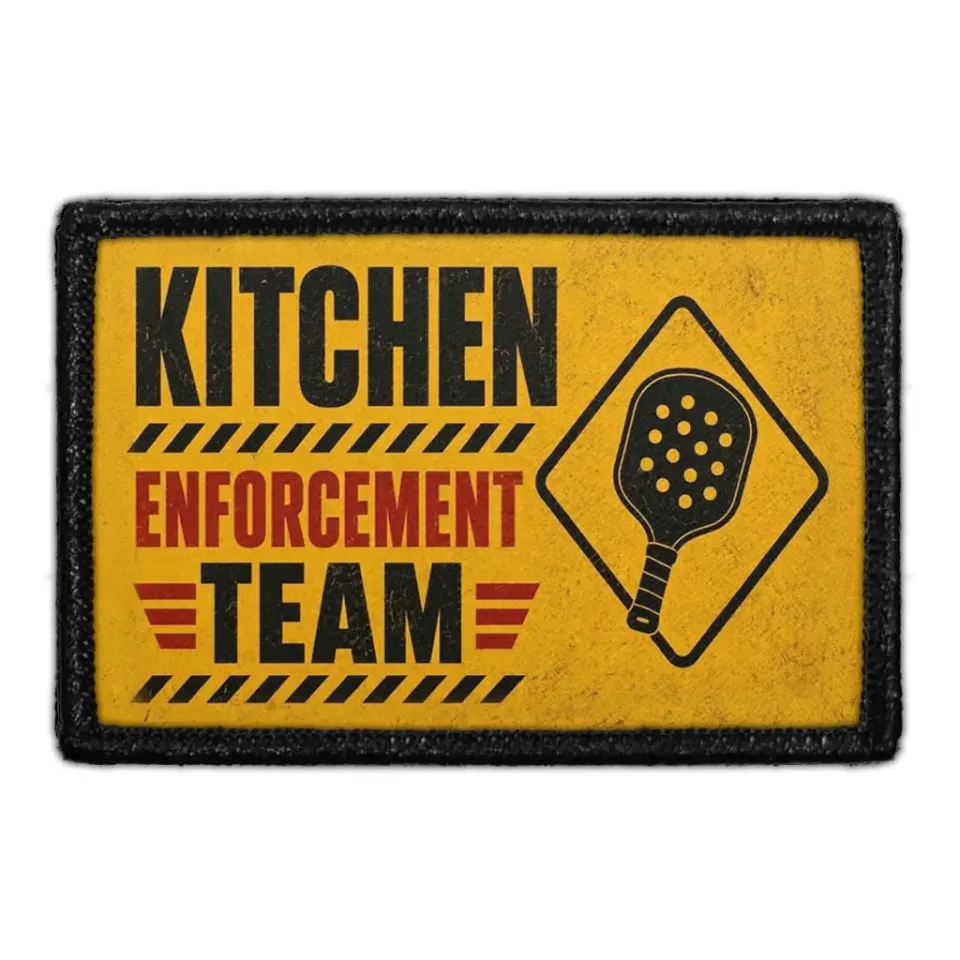 Pull Patch Kitchen Enforcement patch 3x2 pickleball