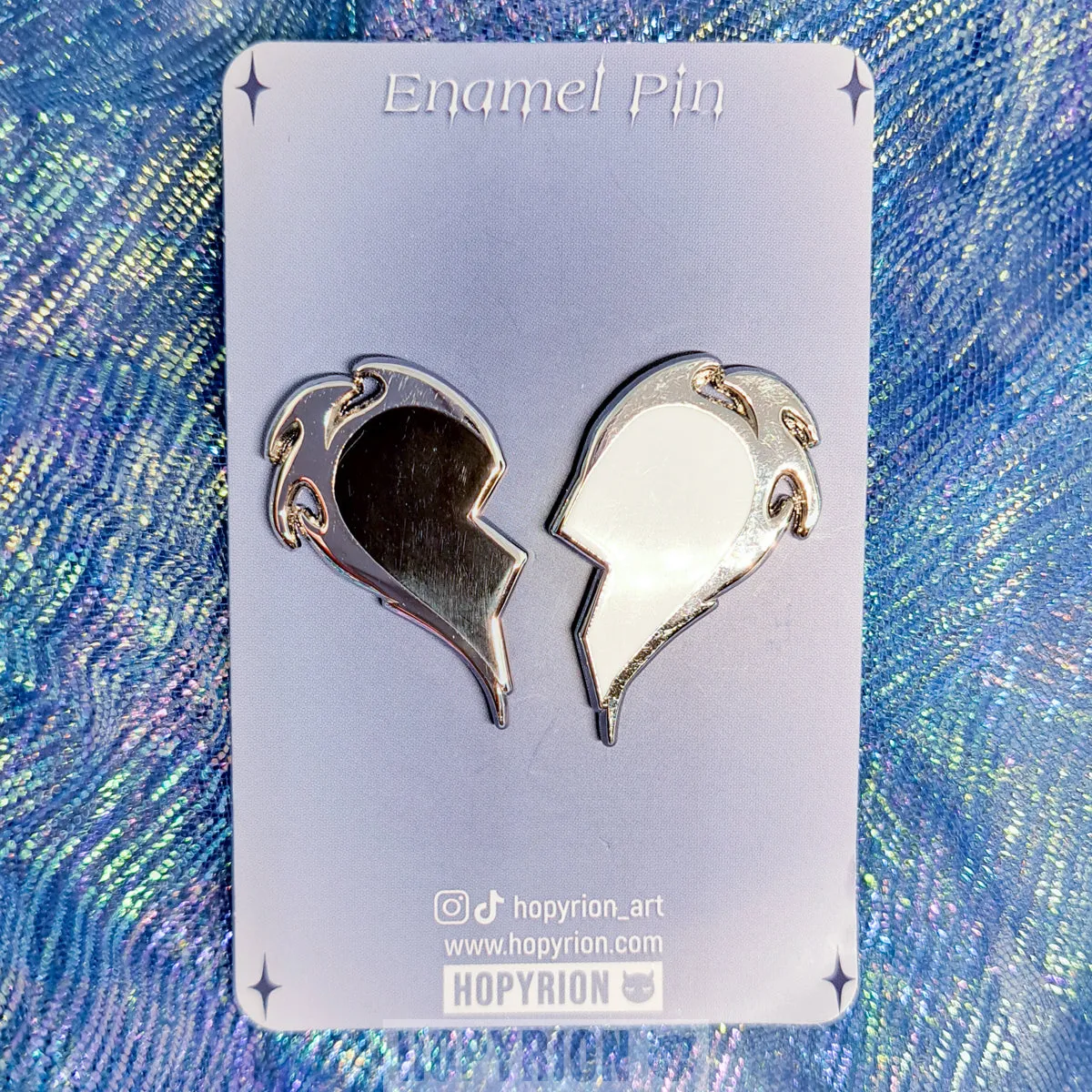 Hopyrion Soulmate emaljepin 3 cm mix