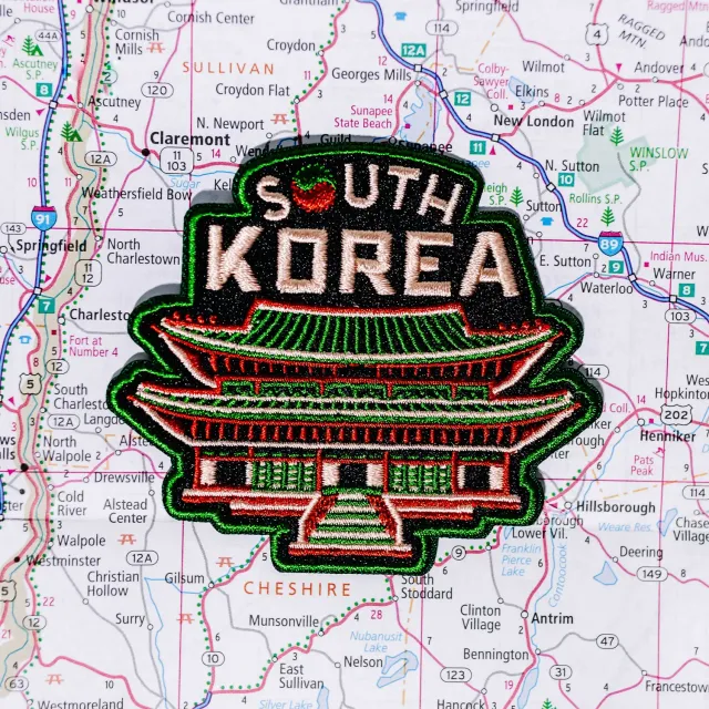 Vagabond Heart South Korea strygemærke broderet