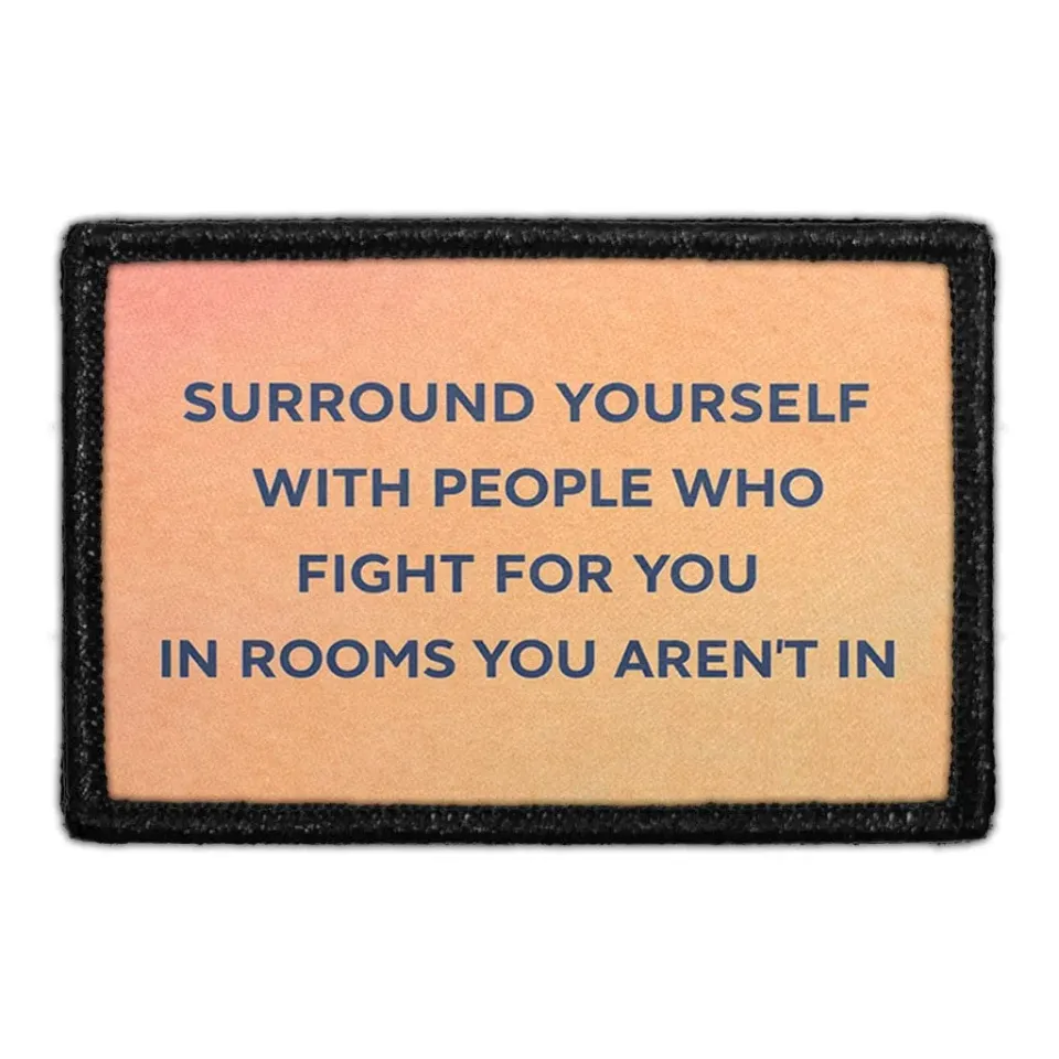 Pull Patch People Who Fight patch velcro 76 mm