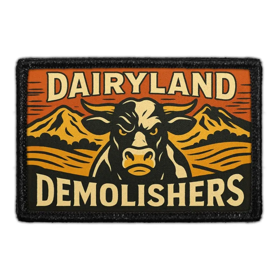 Pull Patch Dairyland Demolishers patch hold 7,6 cm