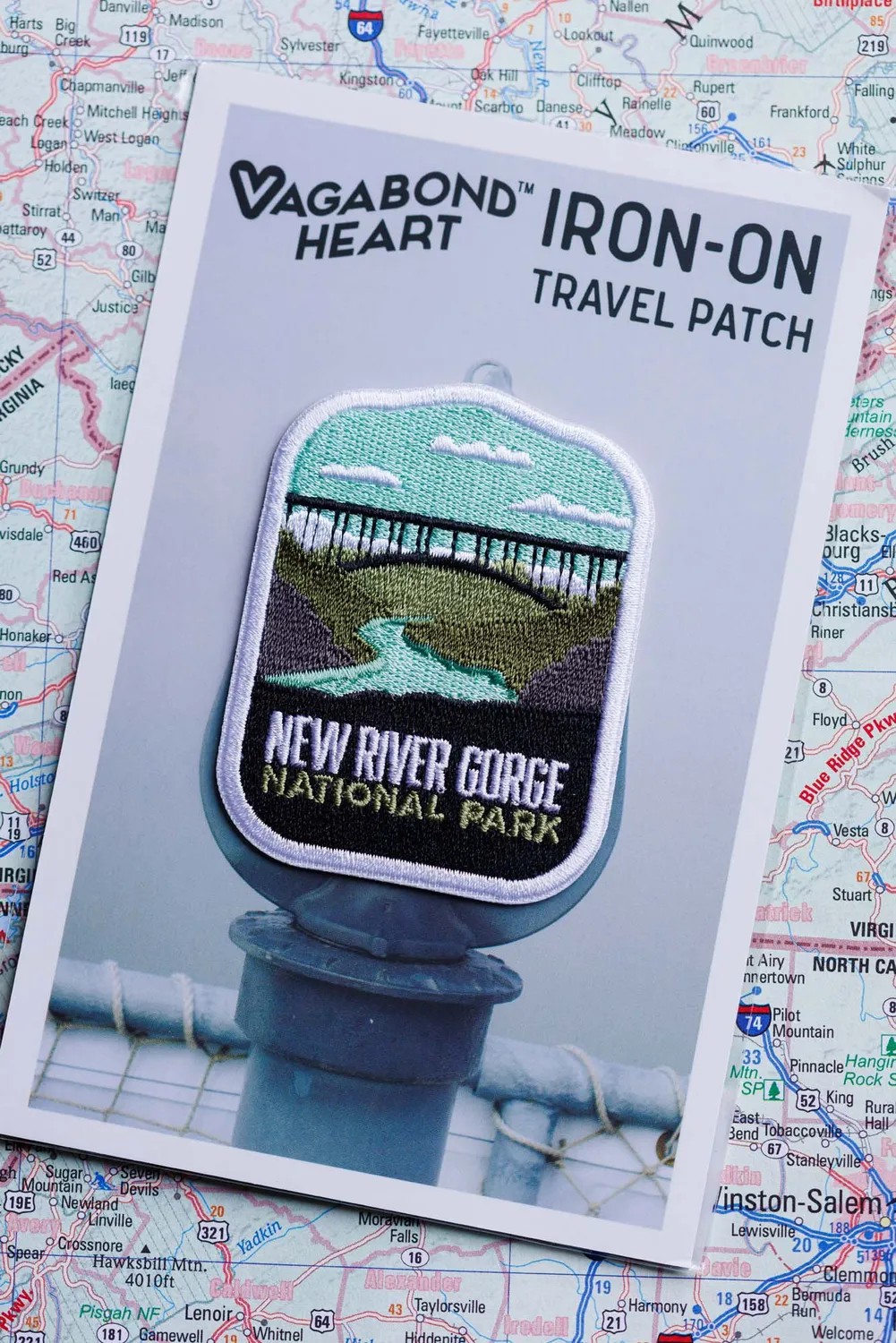 Vagabond Heart New River Gorge patch 70x51 mm
