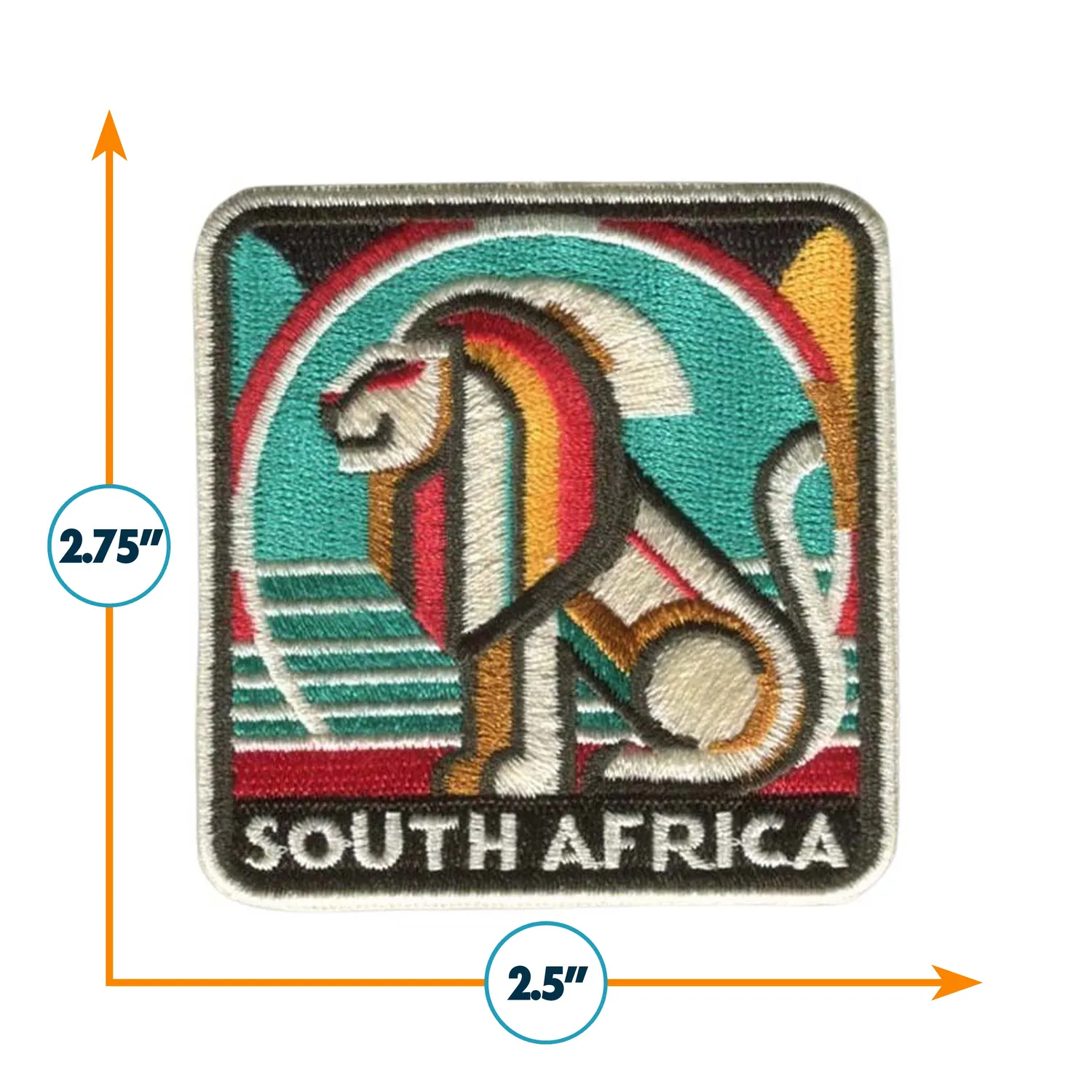 Vagabond Heart South Africa patch strygemærke 70x64