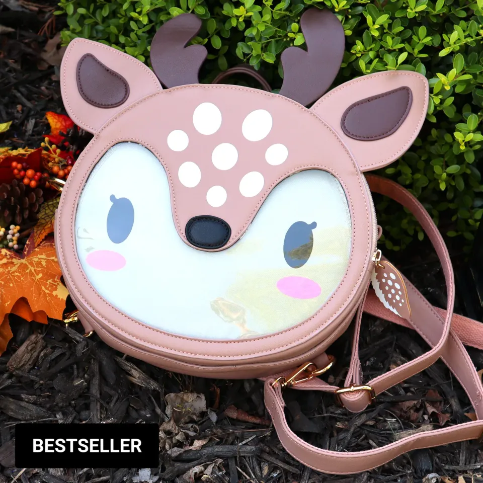 Appleminte Deer ita-taske rygsæk beige 23 cm