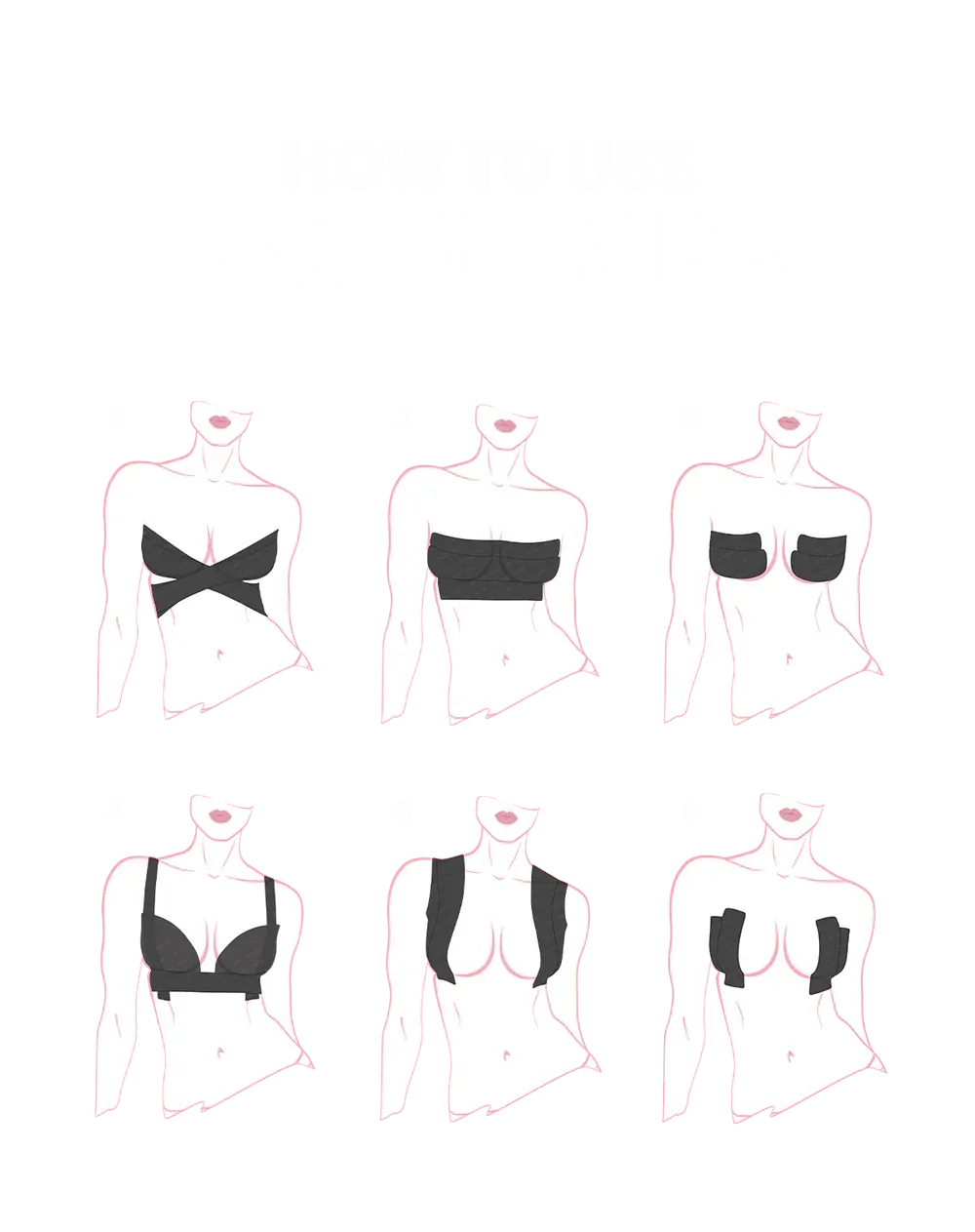 Booby Tape Extra Wide brysttape nude ekstra bred