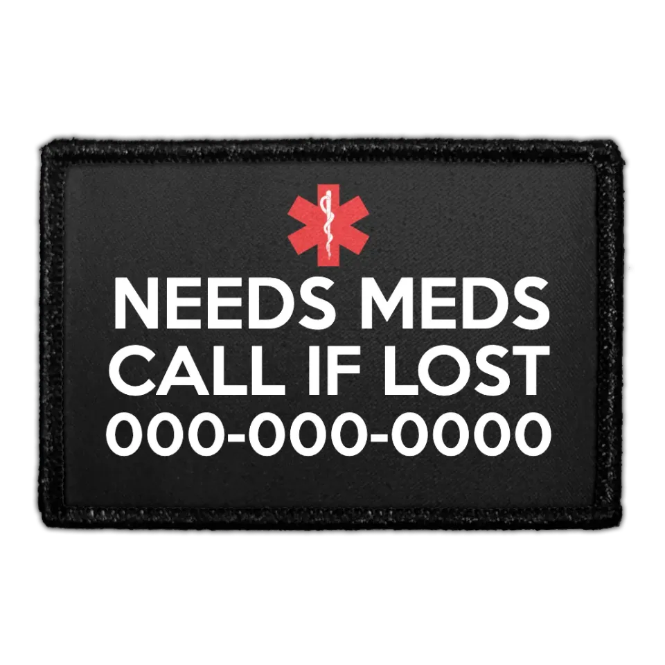 Pull Patch Custom Medical Alert patch 76 mm specialtekst