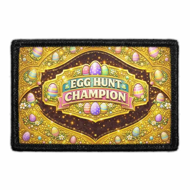 Pull Patch Egg Hunt Champion patch påske velcro
