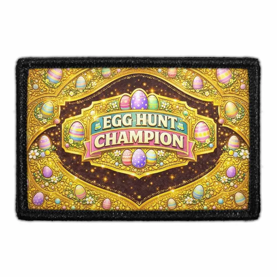 Pull Patch Egg Hunt Champion patch påske velcro