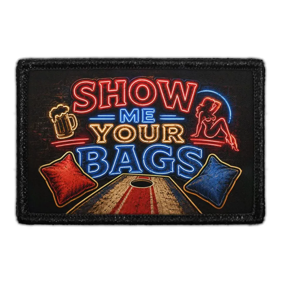 Pull Patch Show Me Your Bags patch sport velcro