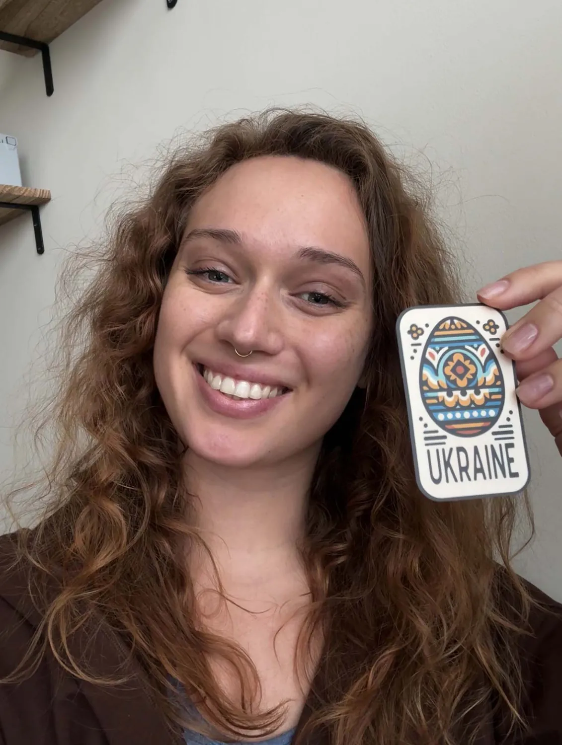 Vagabond Heart Ukraine klistermærke mat vinyl