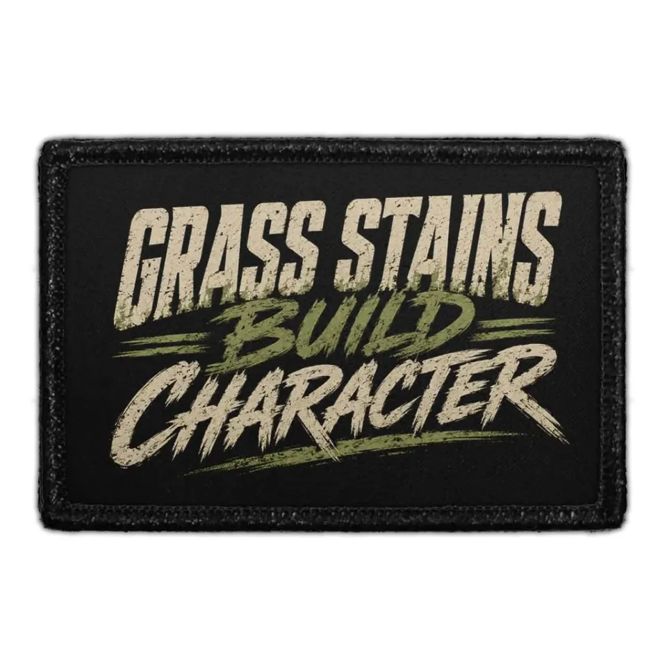 Pull Patch Grass Stains Build Character patch fodbold