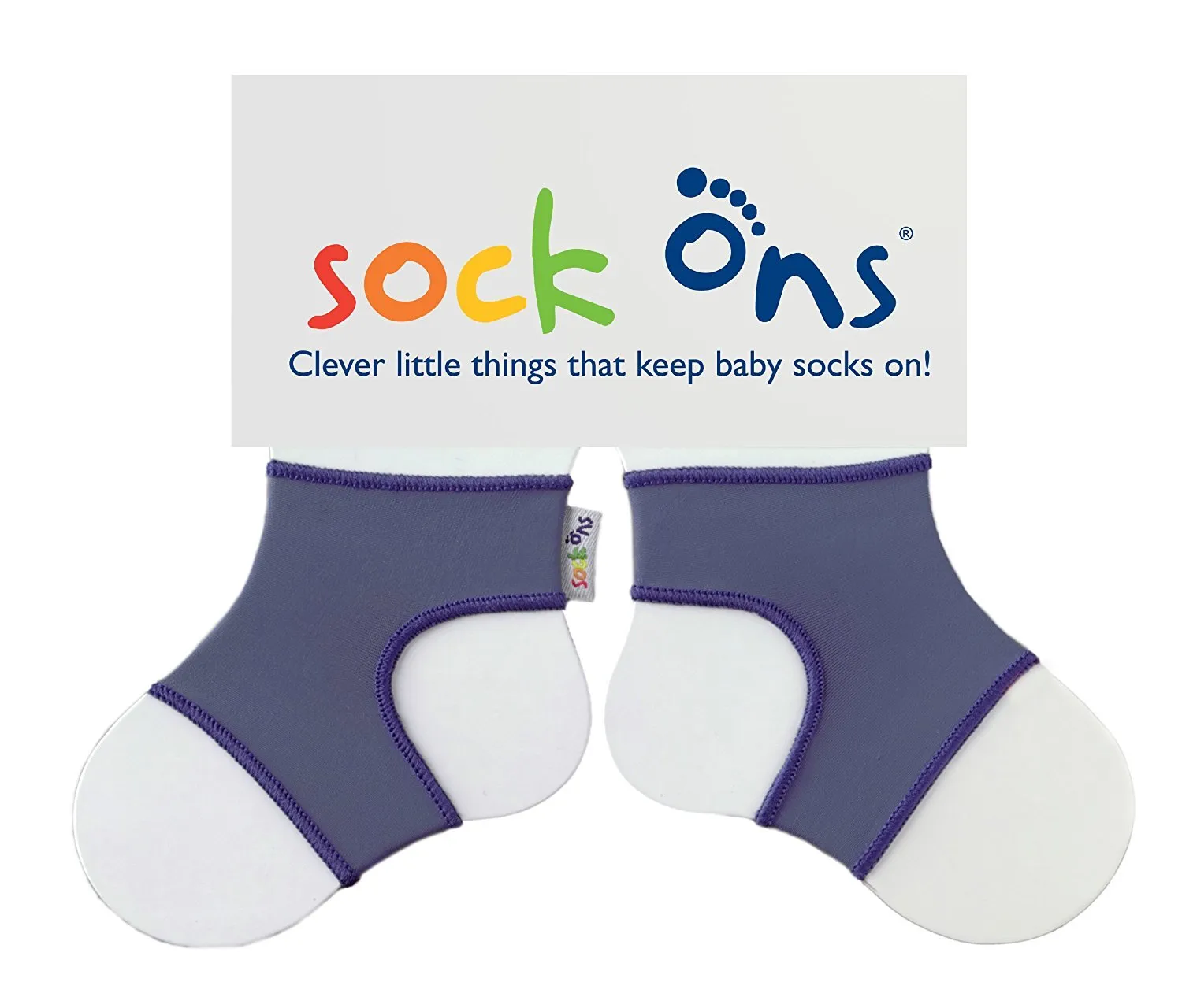 Sock Ons strømpeholder blueberry 6-12 mdr
