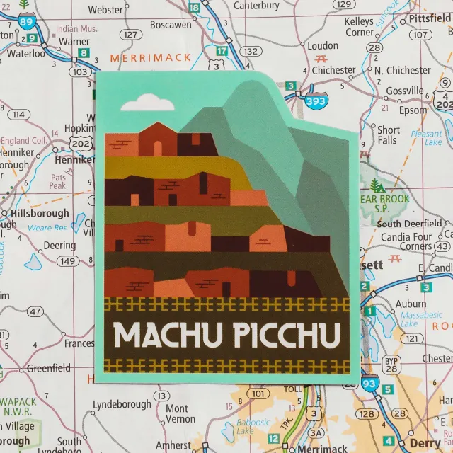 Vagabond Heart Machu Picchu klistermærke Peru