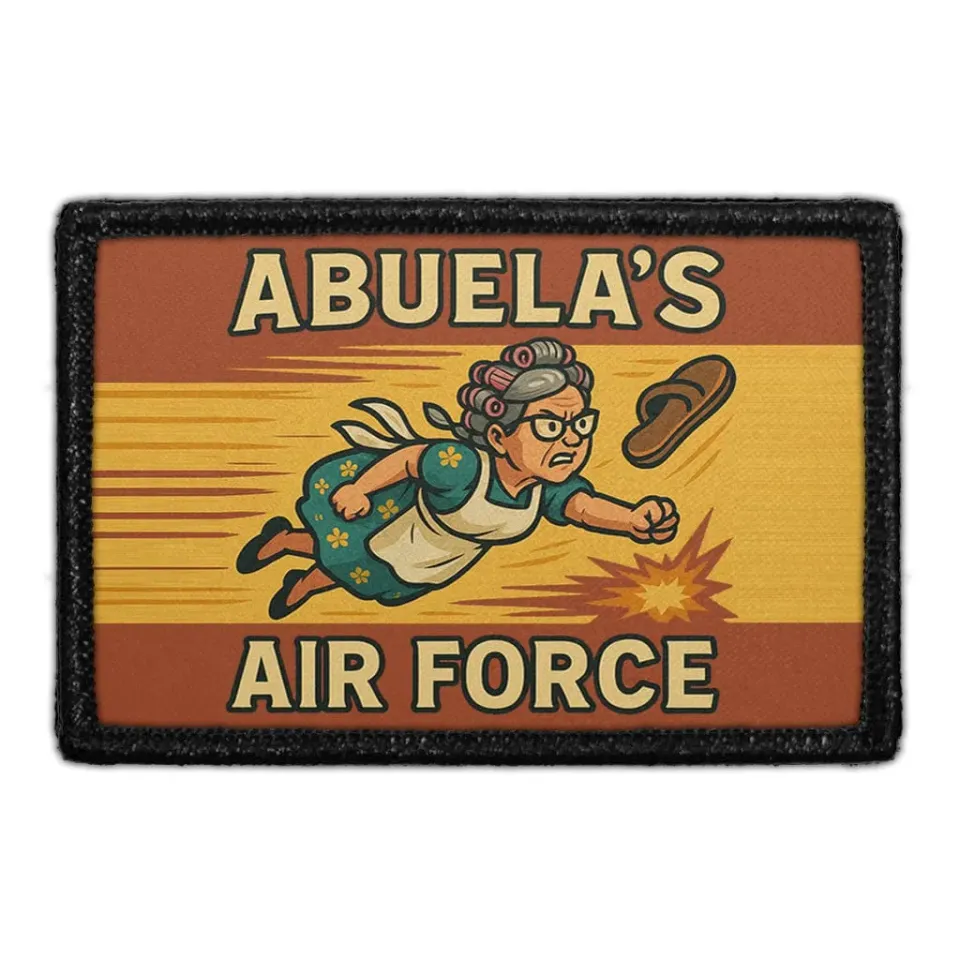 Pull Patch Abuela’s Air Force patch velcro 7,6x5 cm