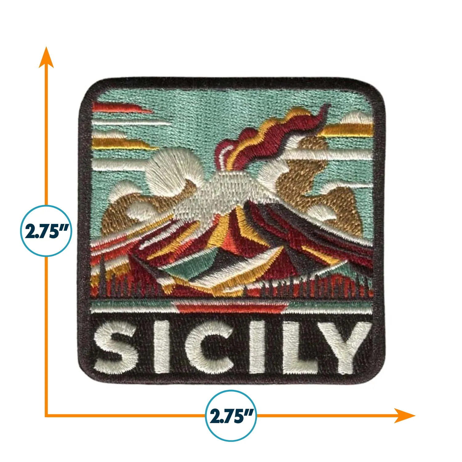 Vagabond Heart Sicily strygemærke broderet