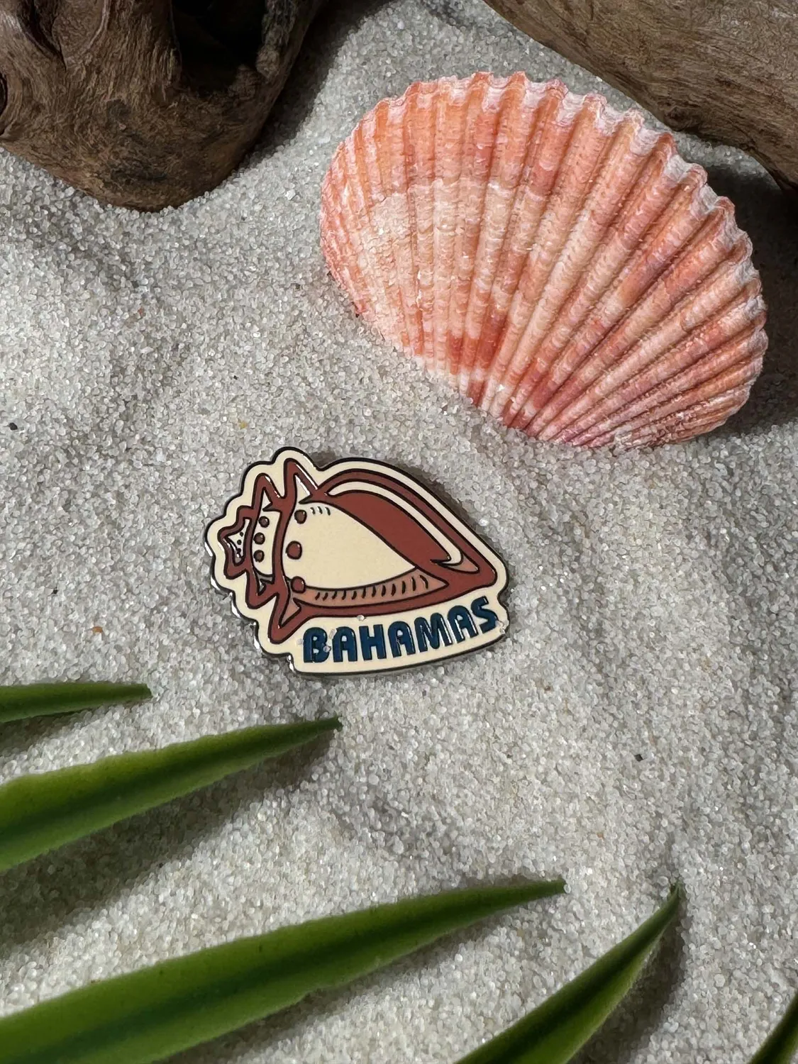 Vagabond Heart Bahamas emaljepin hård emalje