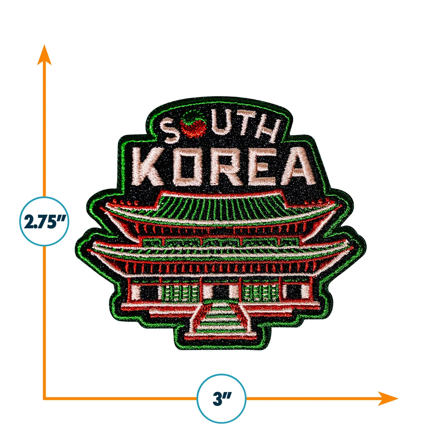 Vagabond Heart South Korea strygemærke broderet