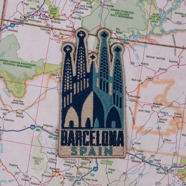 Vagabond Heart Barcelona strygemærke Sagrada