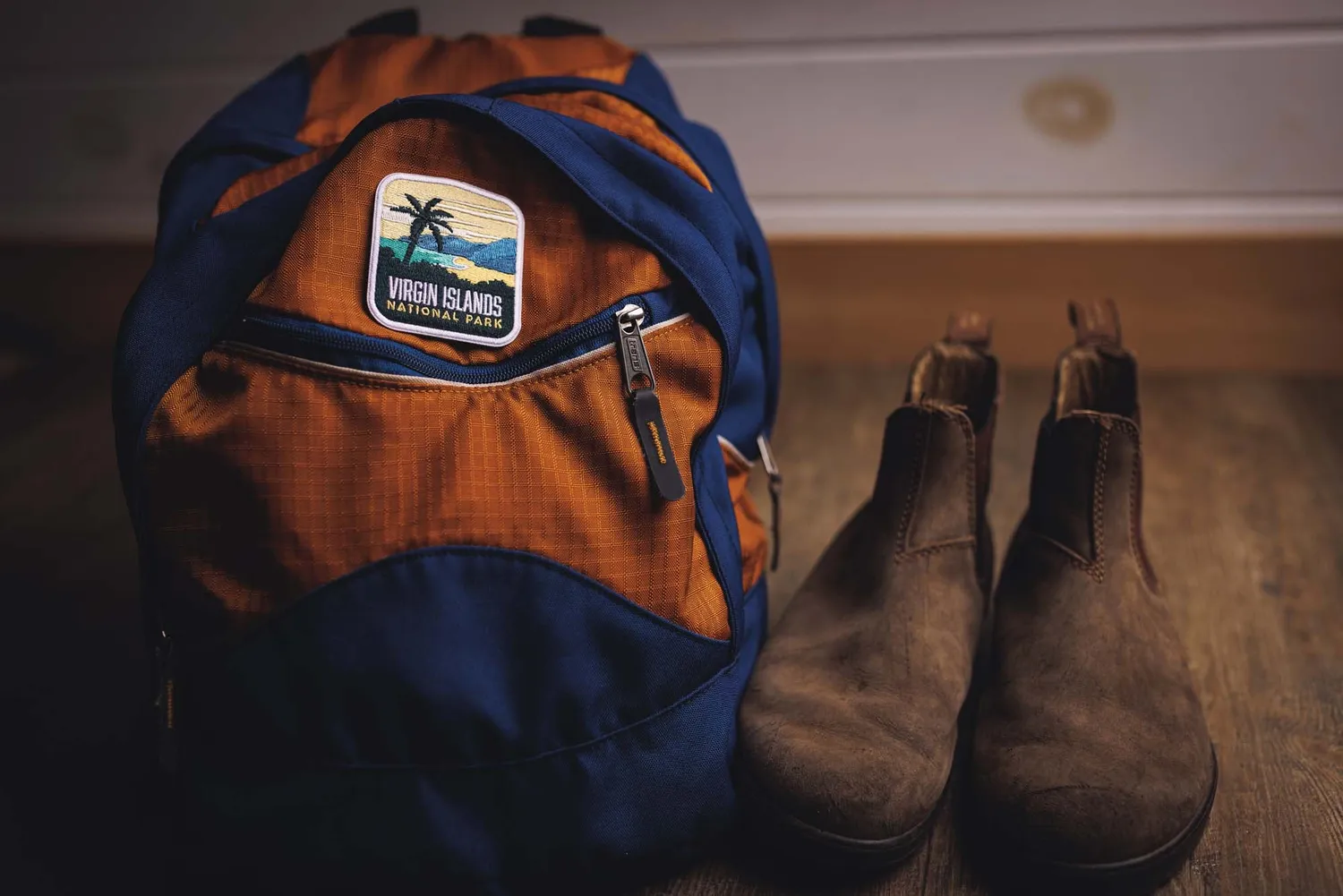 Vagabond Heart Virgin Islands patch nationalpark broderet