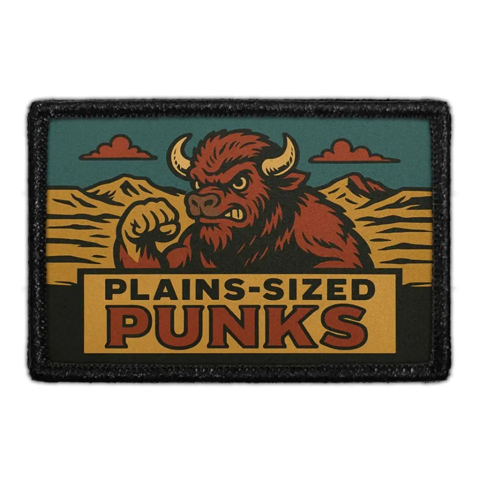 Pull Patch Plains-Sized Punks patch Kansas Nebraska