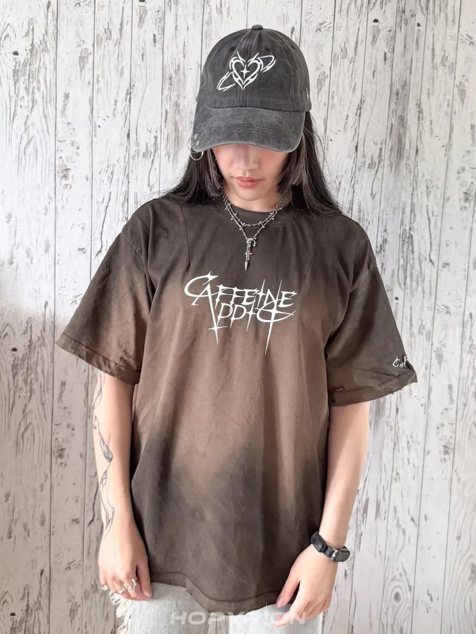 Hopyrion Caffeine Addict T-shirt unisex sort