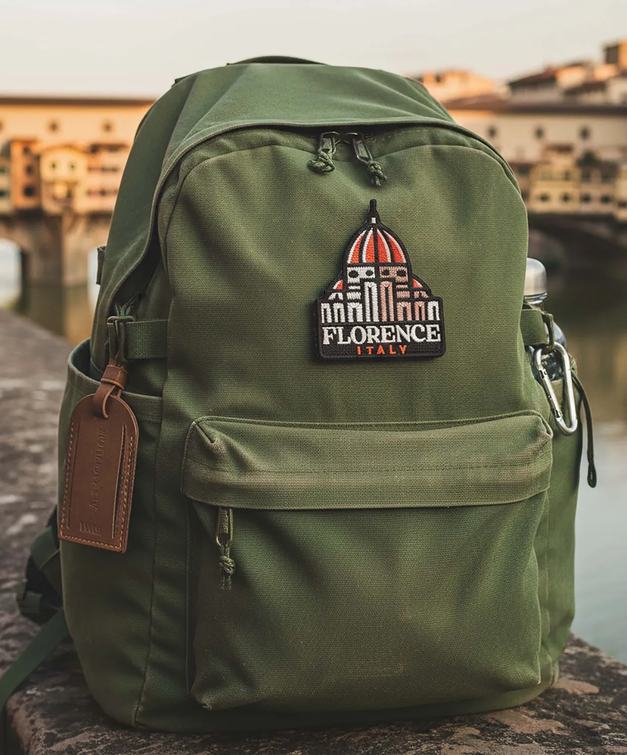 Vagabond Heart Florence Italy strygemærke 70x64 mm