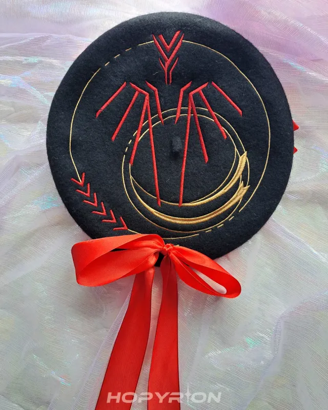 Hopyrion Farspace Dream baret uld broderi 56-60 cm